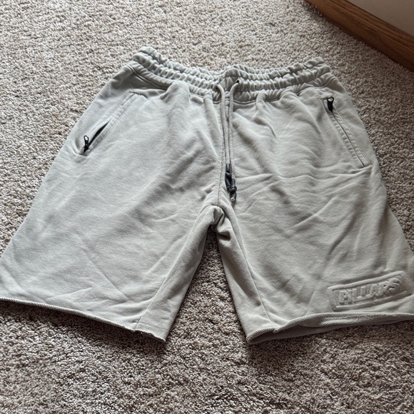 Pillars Stylish Men's Athletic Shorts in Light Tan Khaki. - Picture 1 of 6